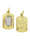 Goldjewels Anhänger Kinder Amulett Beidseitig mit Kette aus Silber AL210