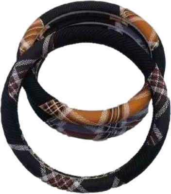 Car Steering Wheel Cover Leather Black