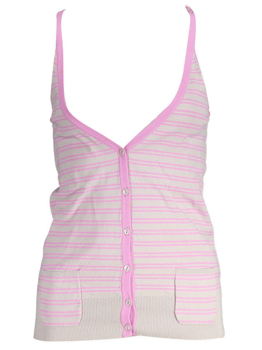 Papete Women's Summer Blouse Sleeveless Pink