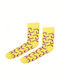 Crazy Socks Bărbați Șosete YELLOW 1Pachet