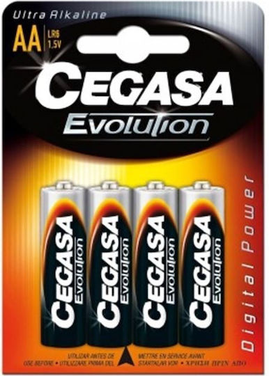 Cegasa Cegasa Evolution Αλκαλικές Μπαταρίες AA 1.5V 4τμχ