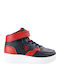 Kids Sneakers High with Scratch Red