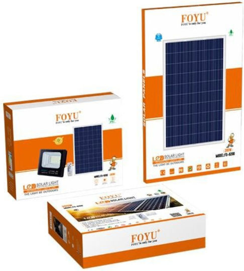 Foyu Слънчев LED Προβολέας 60W με Τηλεχειριστήριο
