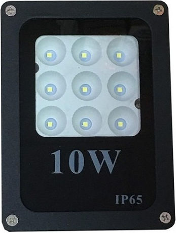 Στεγανός Προβολέας LED 10W Ψυχρό Λευκό 6500K IP65