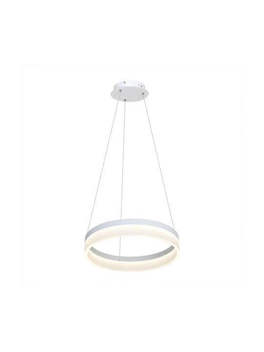 Milagro Ring Pendant Light White LED