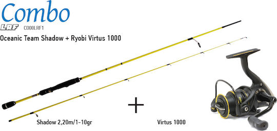Oceanic Shadow Fishing Rod for Light Rockfishing with Reel 2.2m