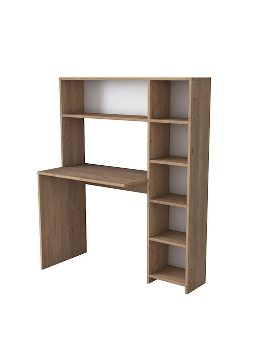 Schreibtisch mit Bücherregal Bookie Sonoma 113x40x142cm