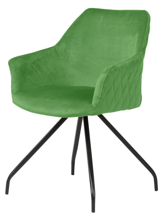 Scaun Vizitator Kendal în Culoare Verde 58x54x81cm 1buc