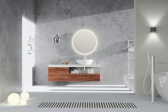 Mirrors & More 1640100 Στρογγυλός Led 60x60cm Διάφανος