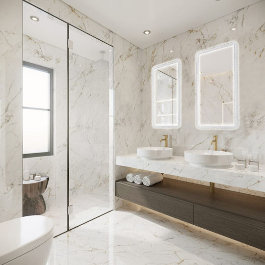 Mirrors & More 1870200 Καθρέπτης Lumini LED 37x70cm Maro