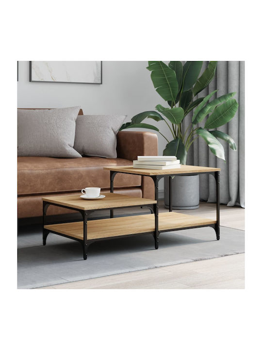 Rectangular Wooden Coffee Table Sonoma Δρυς L10...