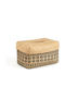 La Redoute Interieurs Decorative Basket Wicker with Handles Black 37cm