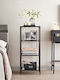 Vasagle Boden Badezimmerregal Metallisch 40x30x95cm Schwarz