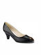 MelShoes Peep Toe Black Heels