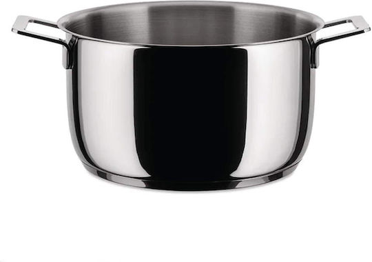 Alessi Tiefer Edelstahl-Topf 20cm