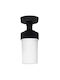 Heronia Outdoor Ceiling Flush Mount E27 in Black Color 32-0137