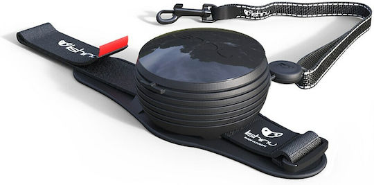Lishinu Foldable Dog Leash/Lead Strap in Black color up to 30kg