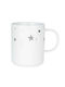 Raeder Star" Christmas Mug Porcelain Silver L10xW8xD8cm.