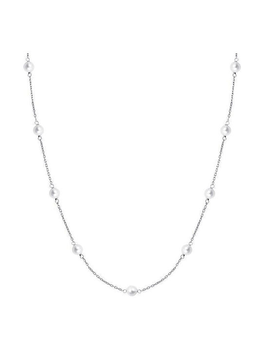 JewelStories "pearly Necklace from Silver with Pearls