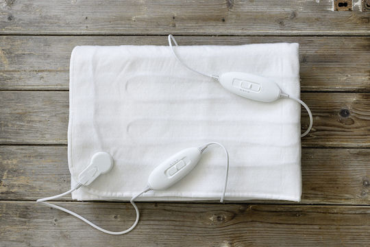 Nima Double Electric Blanket White 50W 140x160cm