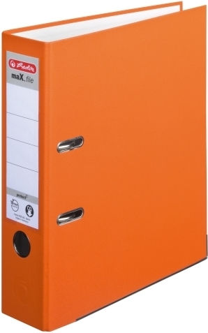 Herlitz Binders 4/30 for Paper A4 Orange Max.file Protect 1pcs