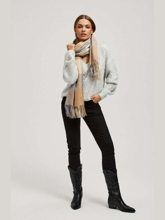 Make your image Women's Wool Scarf Beige