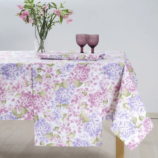 Dimeco Τραπεζομάντηλο Lilac Lilac 140x220εκ.