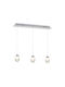 Milagro Ovo Pendant Light LED Rail Silver