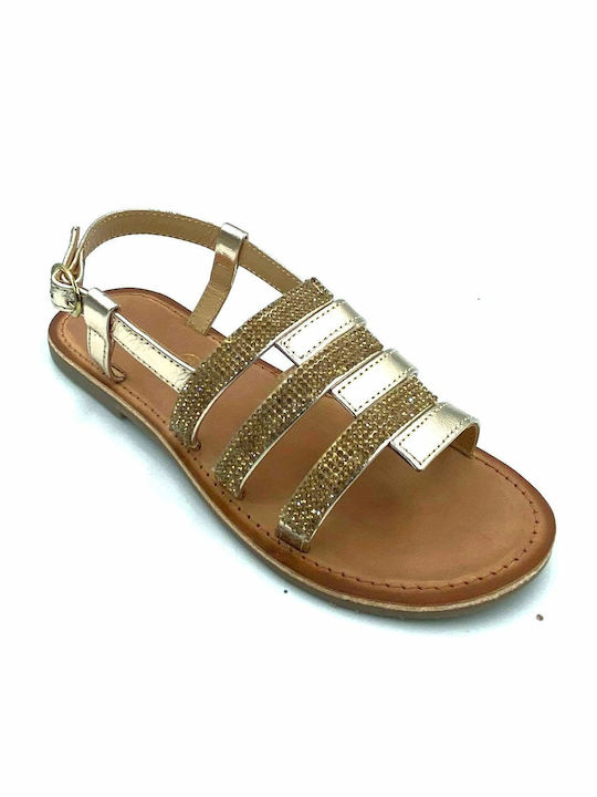 Yoshino Kinder Sandalen Gold