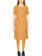 Summer Midi Dress Brown