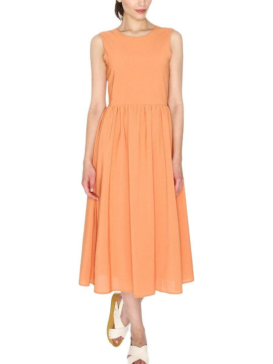 Summer Midi Dress Orange