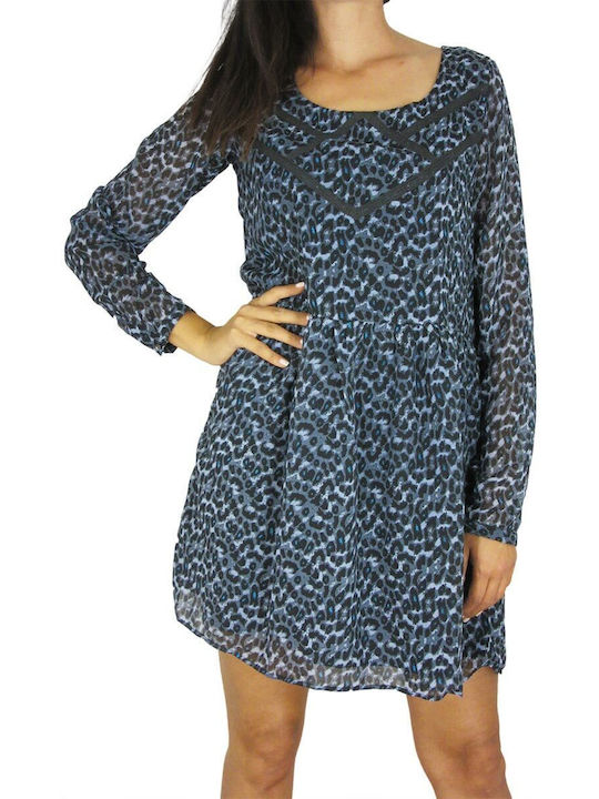 Mismash Mini Dress Blue