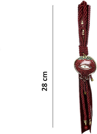 Huaxin Suspendata Amulet Rodie Roșu din Metal 28cm 1buc