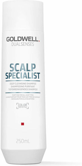 Goldwell Dualsenses Scalp Specialist Шампоан за Дълбоко Почистване и Блясък за Мазнинисти Коси 250мл