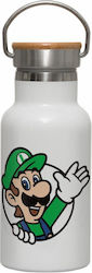 Koupakoupa Super Mario Luigi Metal Thermos Bott...