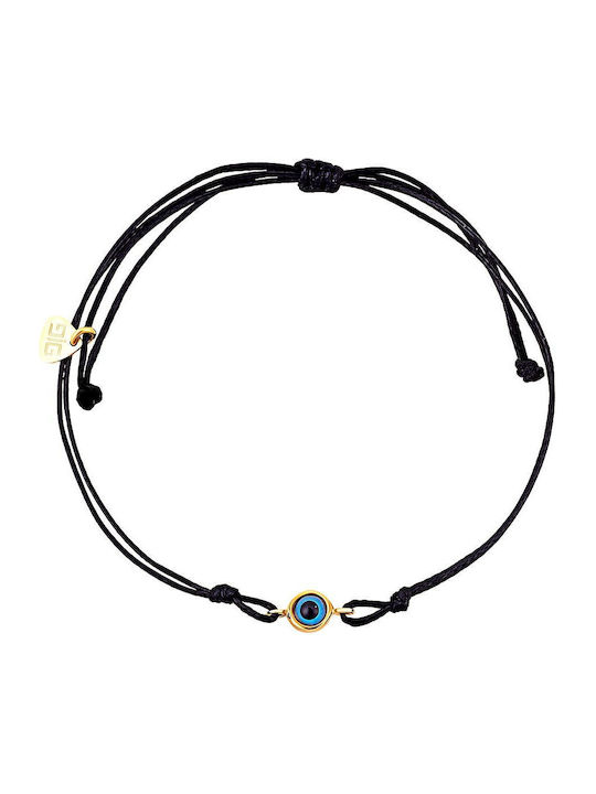 JewelStories Damen Armband Makramee mit Design Auge aus Kabel