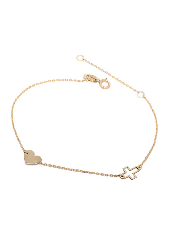 Tasoulis Jewellery Collection Feminin Brățară din Aur 14K