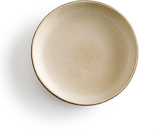 Am.Pm Plate Pasta Ceramic Beige with Diameter 29cm 4pcs