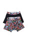 Herren Boxershorts Mehrfarbig mit Mustern 2Packung