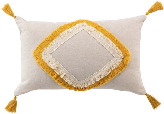 Sofa-Kissen L-c Malory Gelb 30x50cm