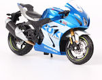 Bburago Suzuki Motorcycle Suzuki GSX-R1000 R 2021 Blue for 3++ Years