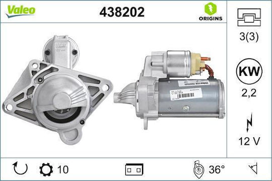 Valeo Engine Starter Car for Opel Vivaro