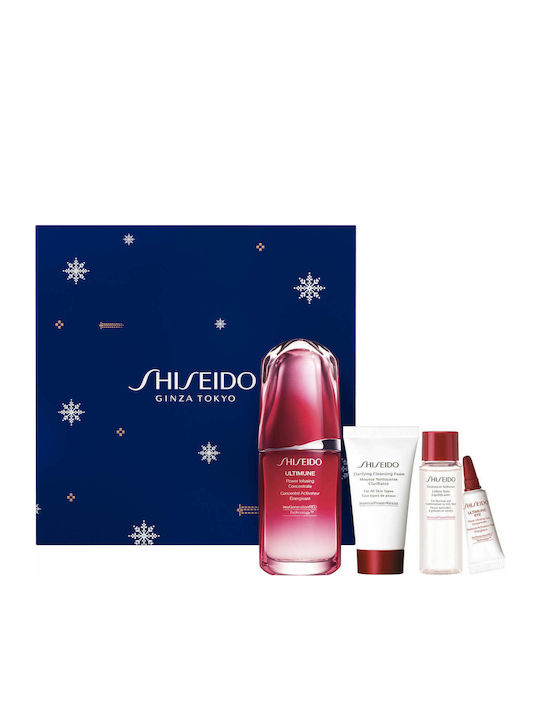 Shiseido Ultimune Hautpflegeset für Aufhellung 4Stück