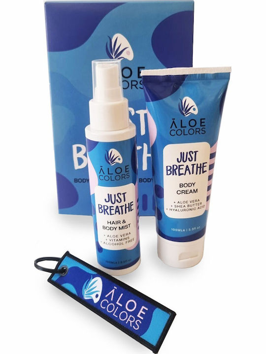 Aloe Colors Just Breathe Σετ Περιποίησης για Ενυδάτωση 3τμχ