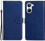 Leather Wallet Blue (Realme 10)