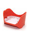 Lamazuna Plastic Soap Dish Red