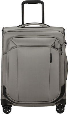 Samsonite Cabin Travel Suitcase Fabric Grey with 4 Wheels