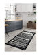 Conceptum Hypnose Kitchen Mat Runner Black 80x150εκ.