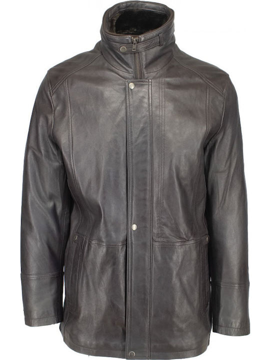 Lupo Nero Lupo Lederjacke Brown