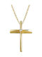 Damen Gold Kreuz 14K